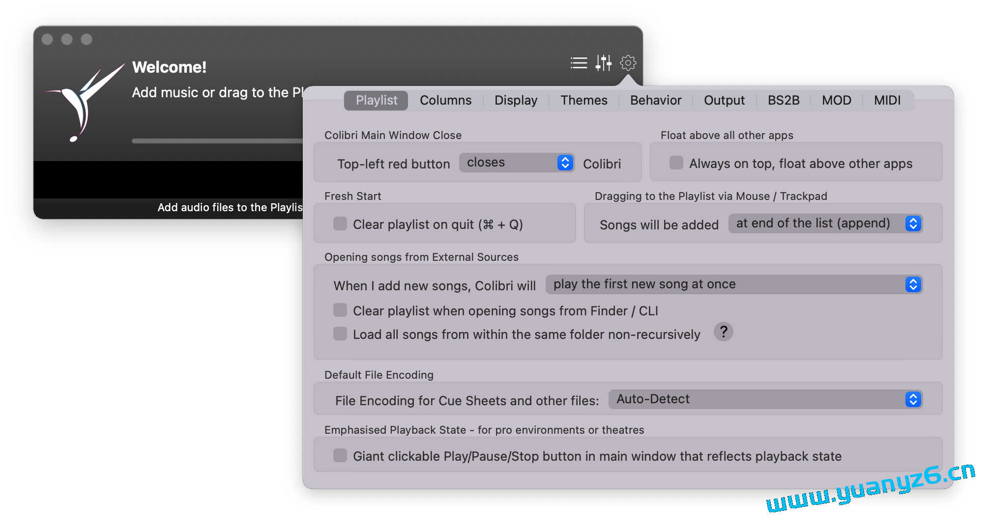 Colibri for Mac v2.0.4 破解版 原生无损音乐播放器 苹果电脑
