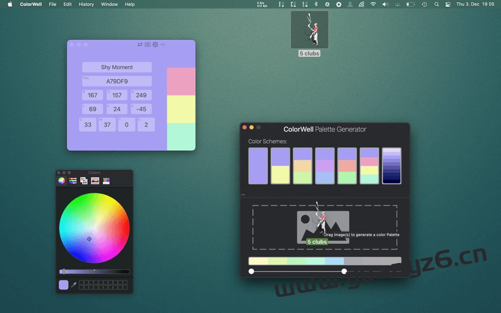 ColorWell for Mac v7.4.3 破解版 mac调色板/配色工具 苹果电脑