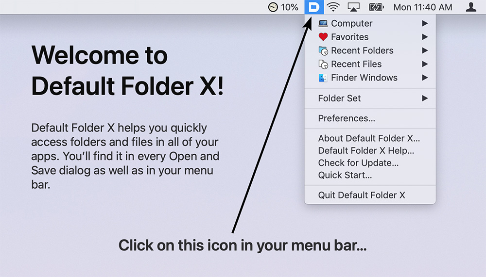 Default Folder X for Mac v6.0.6 破解版 文件快捷访问工具