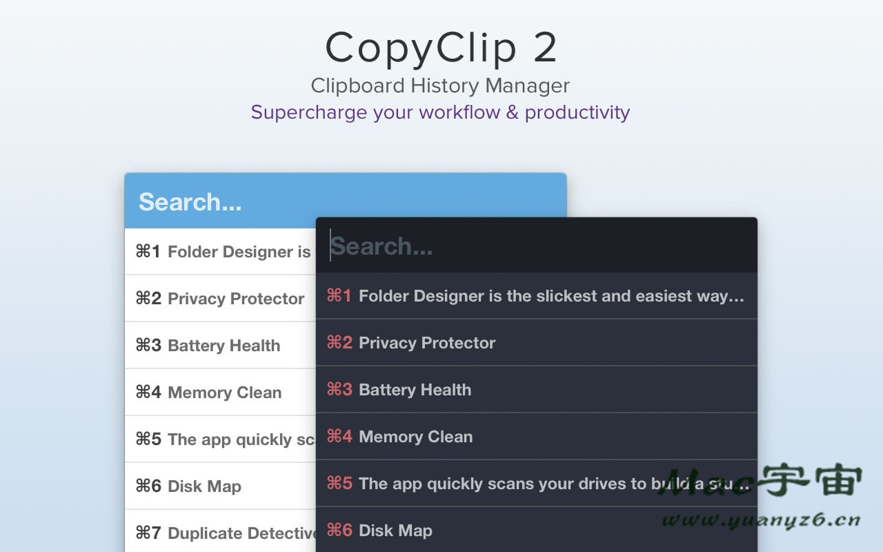 CopyClip for Mac v2.9.98.6 Mac剪贴板管理器  - 苹果电脑 - Mac宇宙