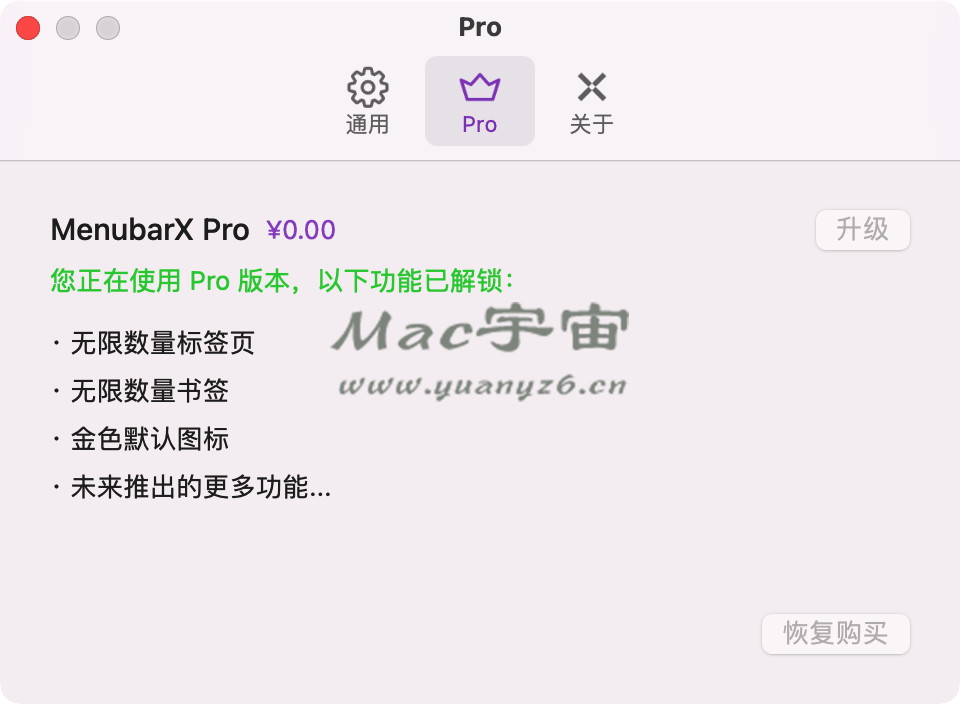 MenubarX for Mac v1.6.9 强大的菜单栏浏览器 苹果电脑