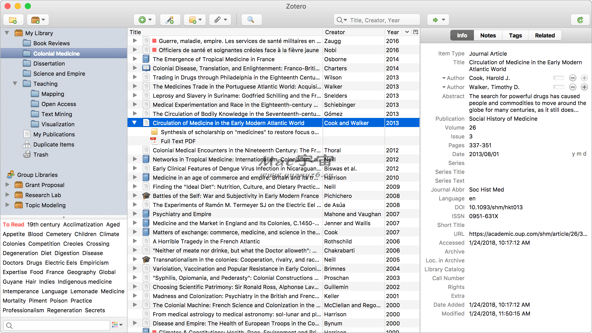 Zotero 6 for Mac v6.0.4 中文版 文献管理神器 - 苹果电脑 - Mac宇宙