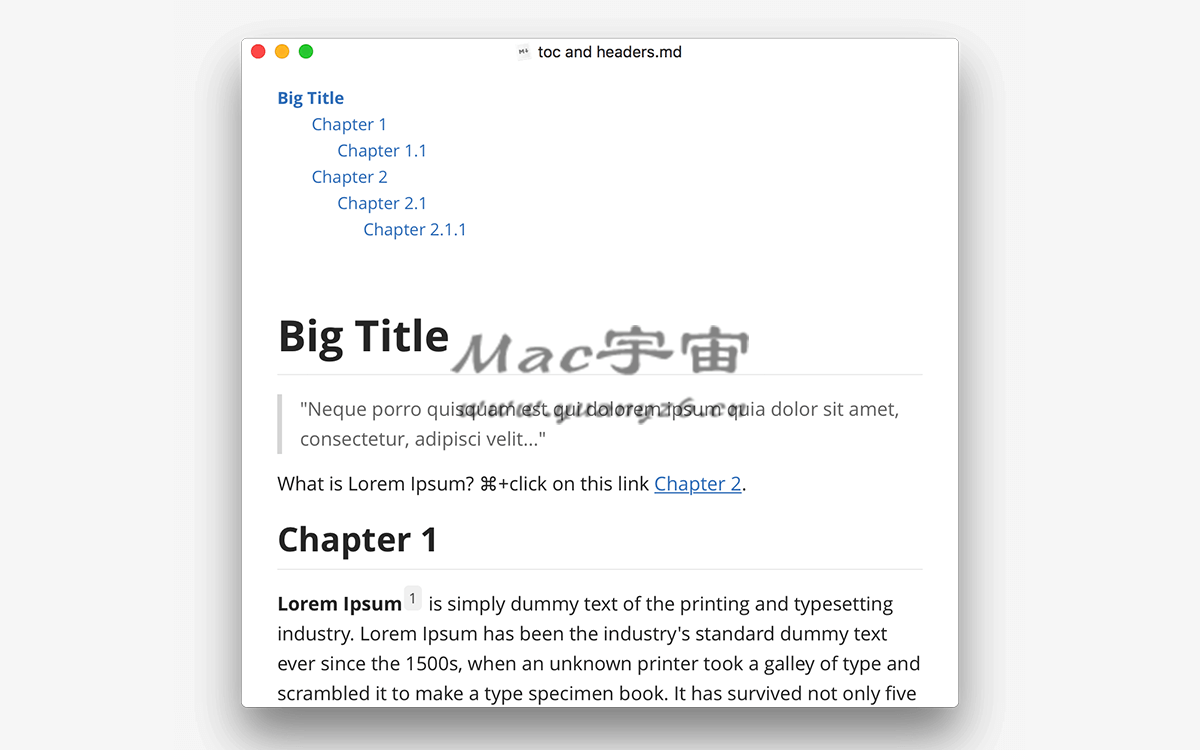 Typora for Mac v1.8.10 中文破解版 Markdown文本写作工具 苹果电脑