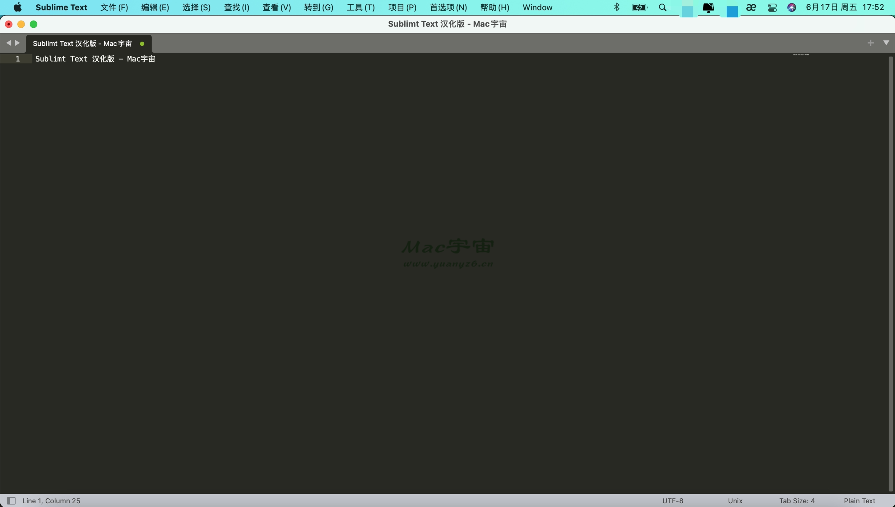 Sublime Text Build for Mac v4169 中文破解版 代码编辑器 苹果电脑