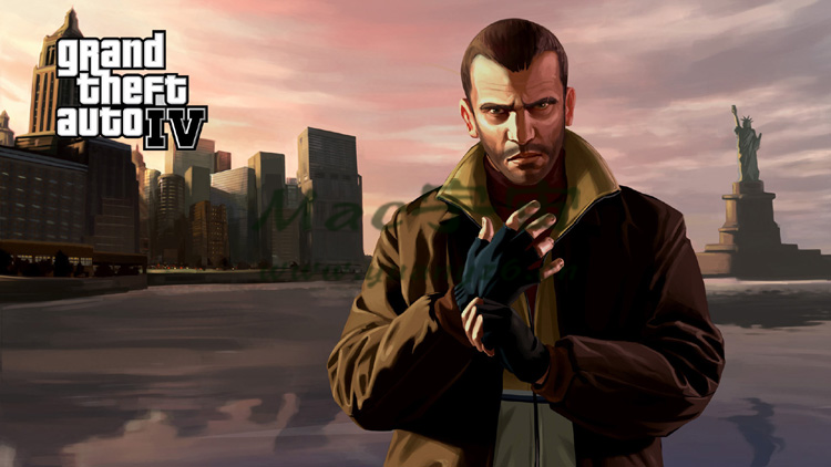 GTA4 侠盗猎车手4 for Mac Mac游戏 Grand Theft Auto IV 苹果电脑