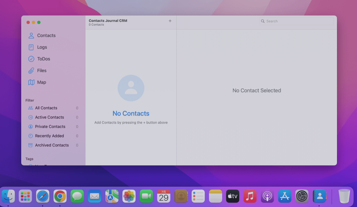 Contacts Journal CRM for Mac v3.3.6 破解版 联系人管理软件 苹果电脑