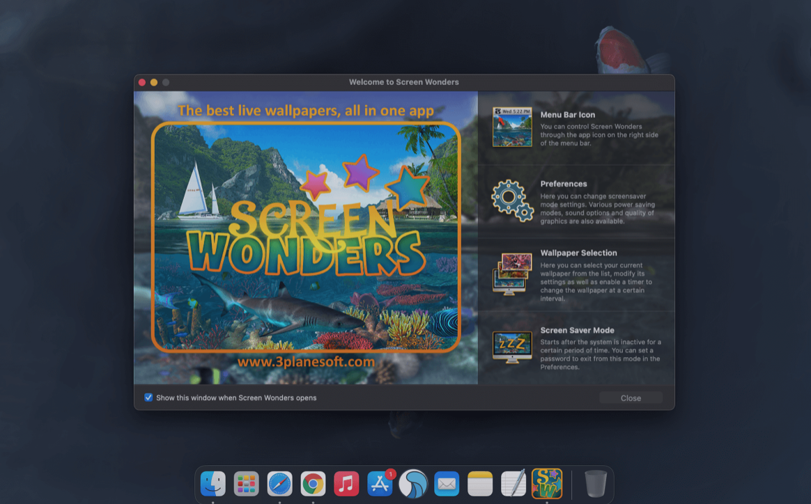 Screen Wonders for Mac v2.1.9 破解版 高质量的动态视频壁纸