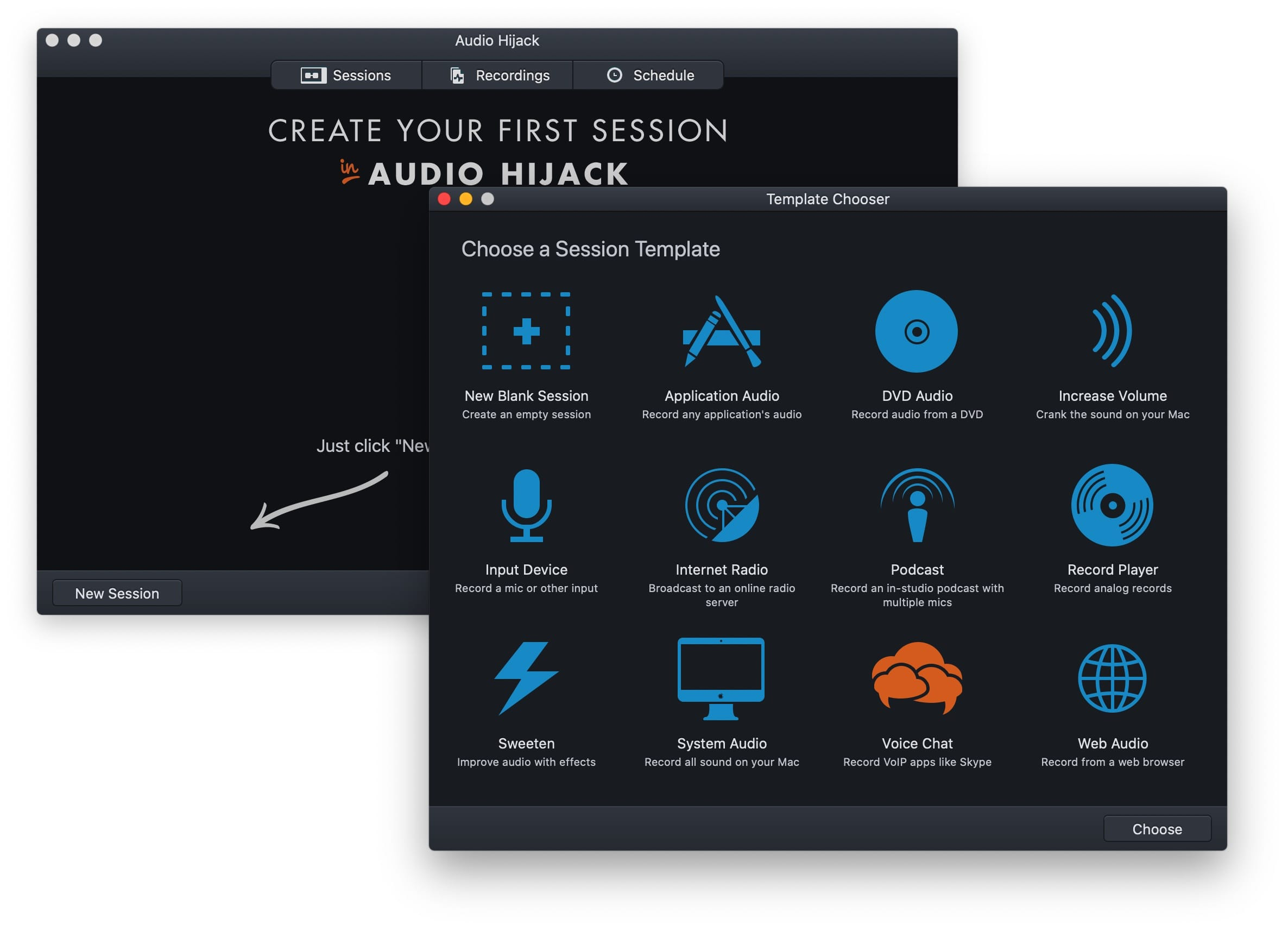 Audio Hijack for Mac v4.4.0 破解版 录制应用程序内播放的声音 苹果电脑