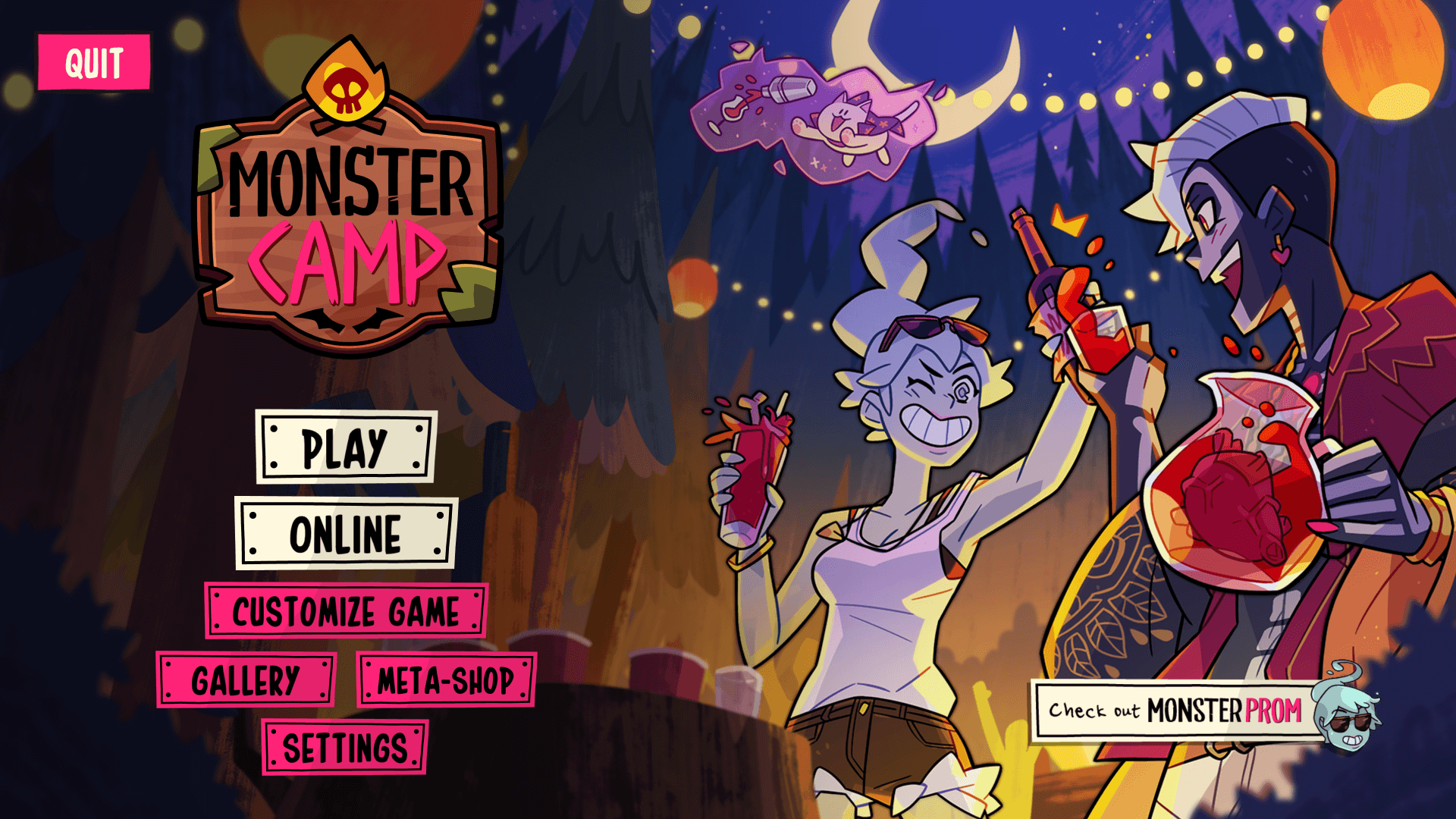 魔物学园2：怪物营地 for Mac v2.13.a Monster Prom 2: Monster Camp 英文原生版 苹果电脑