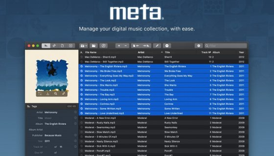 Meta for Mac v2.1.6 破解版 数字音乐收藏工具 苹果电脑
