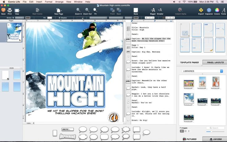 Comic Life 3 for Mac v3.5.23 破解版 漫画制作工具 苹果电脑