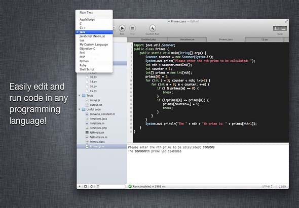 CodeRunner for Mac v4.2.2 破解版 多开发语言代码编辑器 苹果电脑