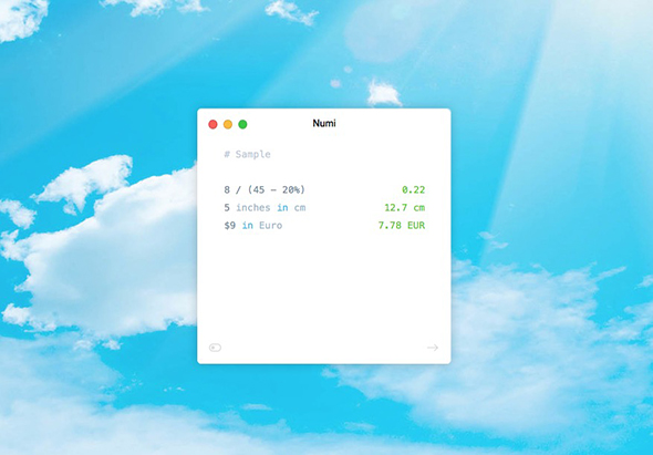 Numi for Mac v3.32 中文破解版 快速文本组合计算器 - 苹果电脑 - Mac宇宙