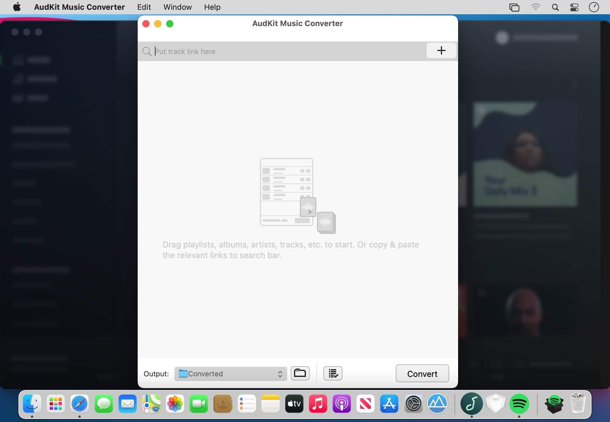AudKit Music Converter for Mac v2.4.0 破解版 Spotify音乐转换器 苹果电脑