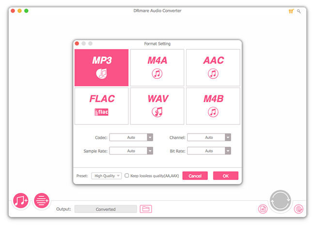 DRmare Audio Converter for Mac v2.9.0 破解版 将DRM音乐转成MP3 苹果电脑