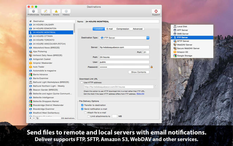 Deliver for Mac v2.7.9 破解版 FTP客户端 苹果电脑
