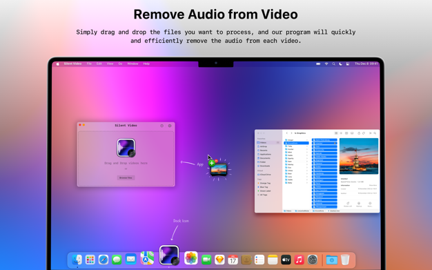 Silent Video for Mac v1.0.0 破解版 视频音频处理软件 苹果电脑