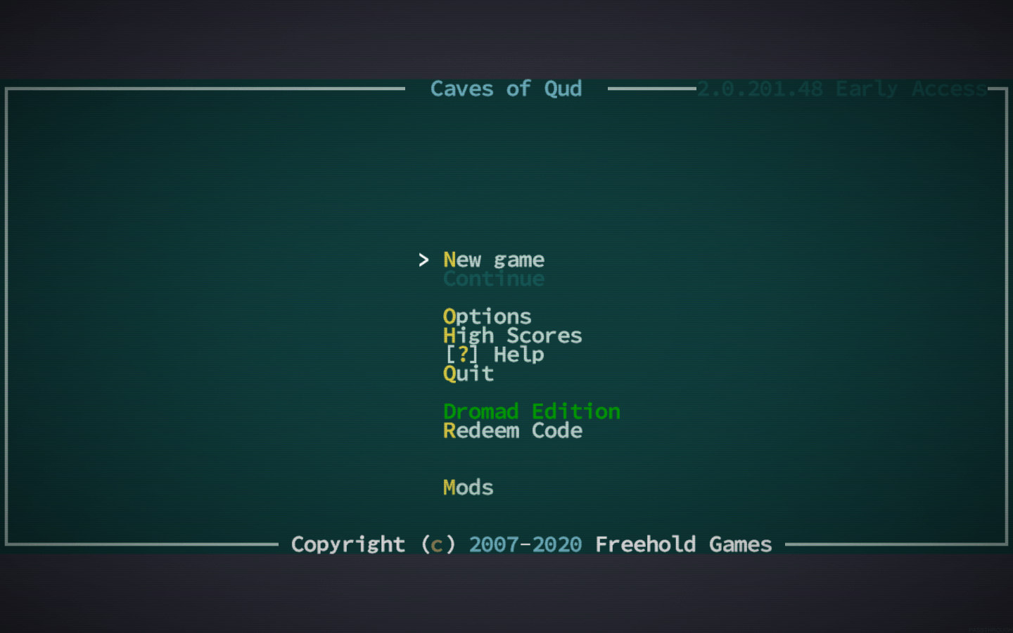 猜想之穴 for Mac v2.0.204.49 Caves of Qud 英文原生版 - 苹果电脑 - Mac宇宙