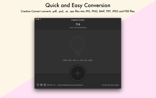 Creative Convert for Mac v1.4.3 破解版 文件格式批量转换 苹果电脑