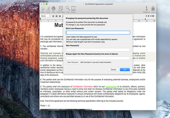 CryptoEdit for Mac v2.6 破解版 创建和编辑加密文件 苹果电脑