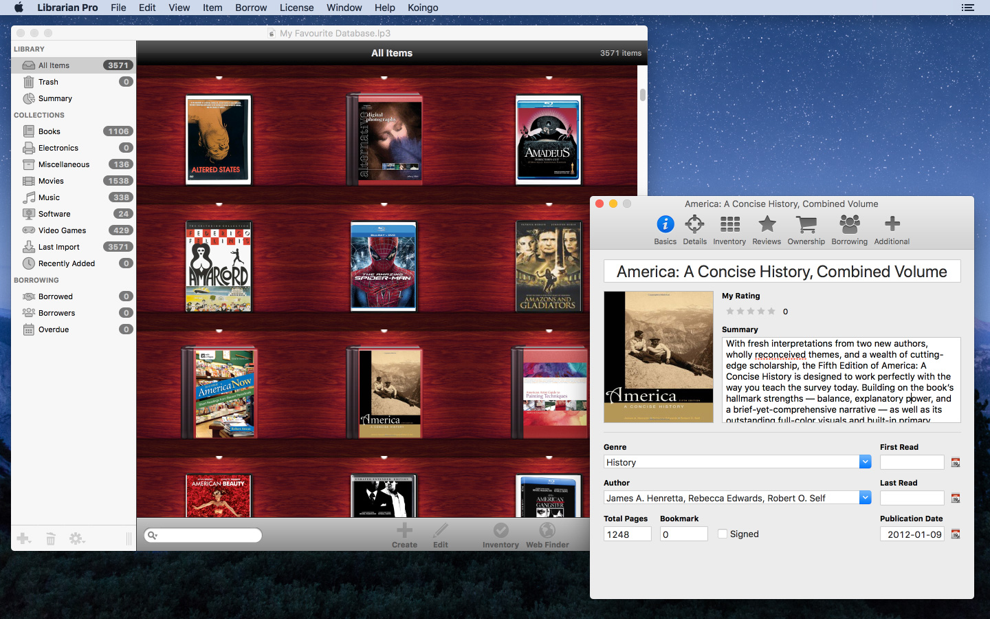 Librarian Pro for Mac v7.4 破解版 电子收藏图书馆 苹果电脑