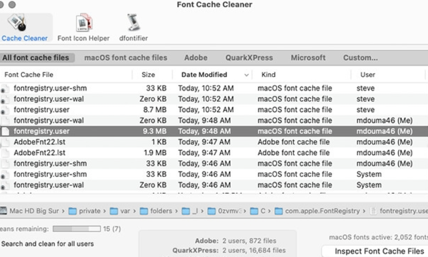 Font Finagler for Mac v2.0.1 破解版 字体管理工具 苹果电脑