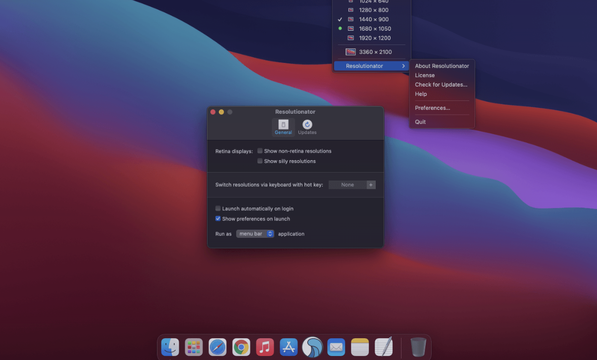 Resolutionator for Mac v2.3 破解版 多屏分辨率切换 - 苹果电脑 - Mac宇宙