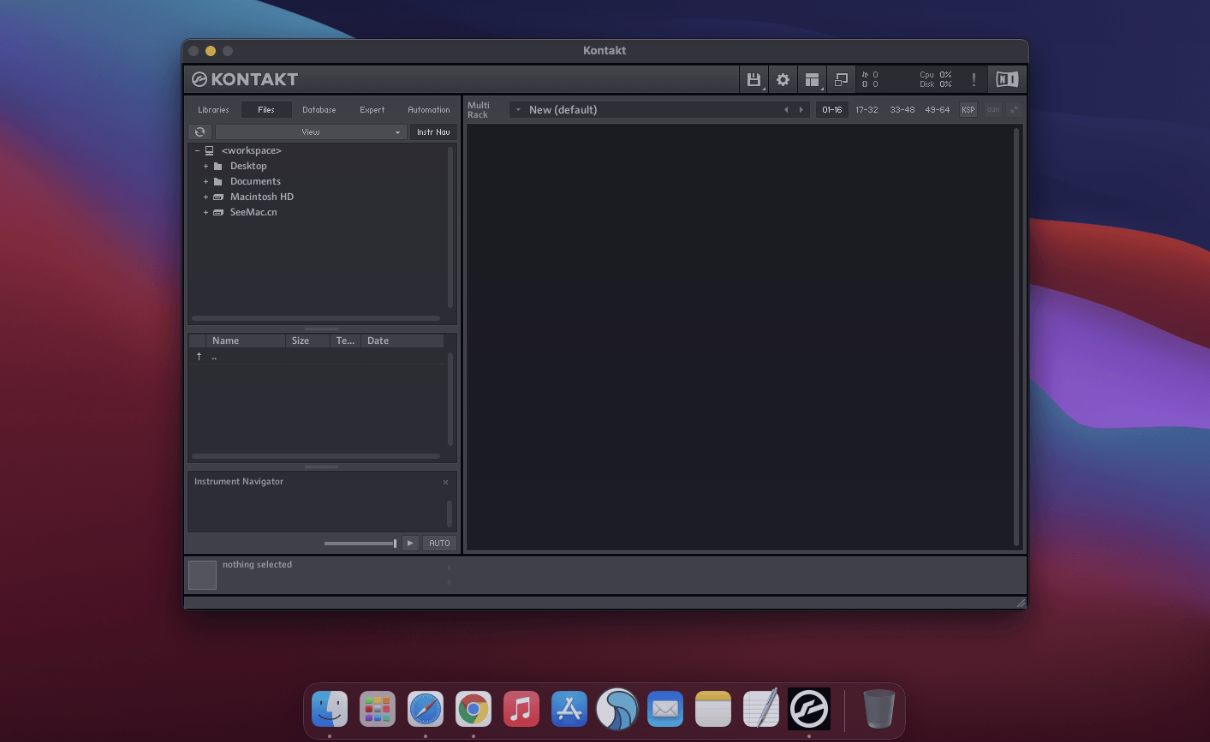 Kontakt for Mac v7.5.0 破解版 强大的采样器音源软件 苹果电脑