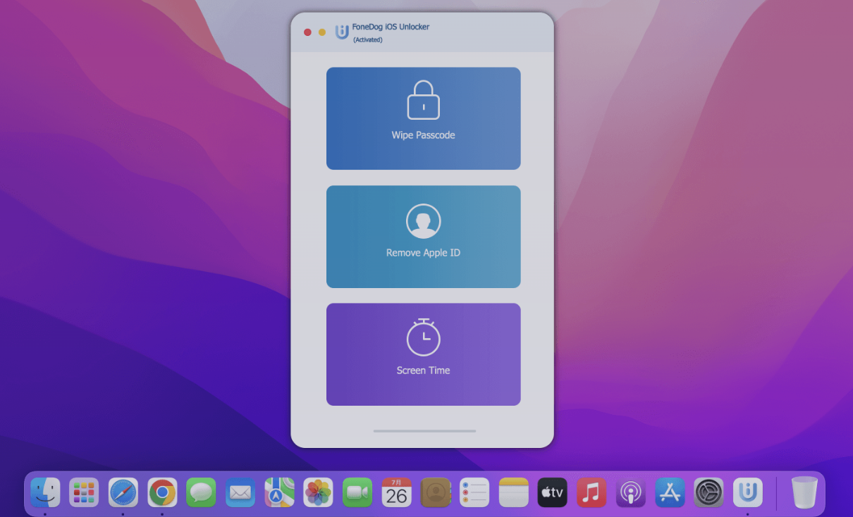 FoneDog iOS Unlocker for Mac v1.0.8 破解版 ios解锁工具 - 苹果电脑 - Mac宇宙