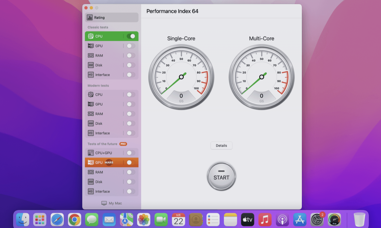 Performance Index 64 for Mac v4.2.13 破解版 系统性能测试软件 - 苹果电脑 - Mac宇宙