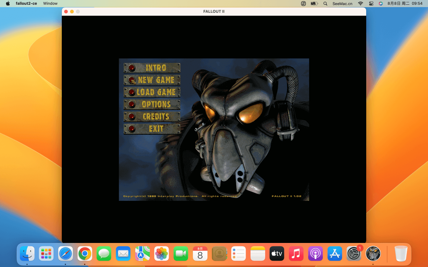 辐射2 for Mac v1.2.0 Fallout 2 英文原生版 苹果电脑
