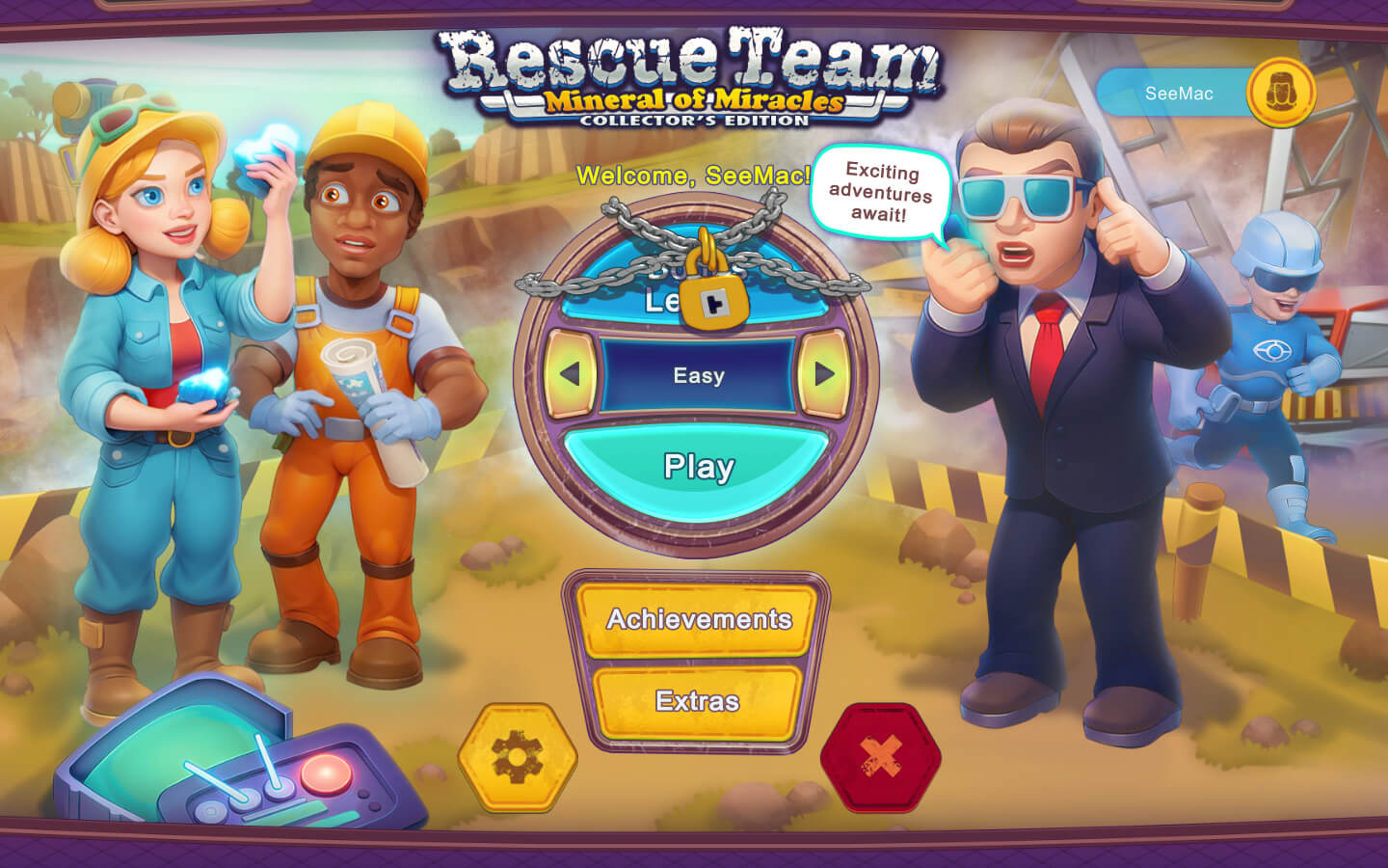 救援队：奇迹矿物 for Mac v1.0 Rescue Team: Mineral of Miracles Collector’s Edition 英文原生版 - 苹果电脑 - Mac宇宙