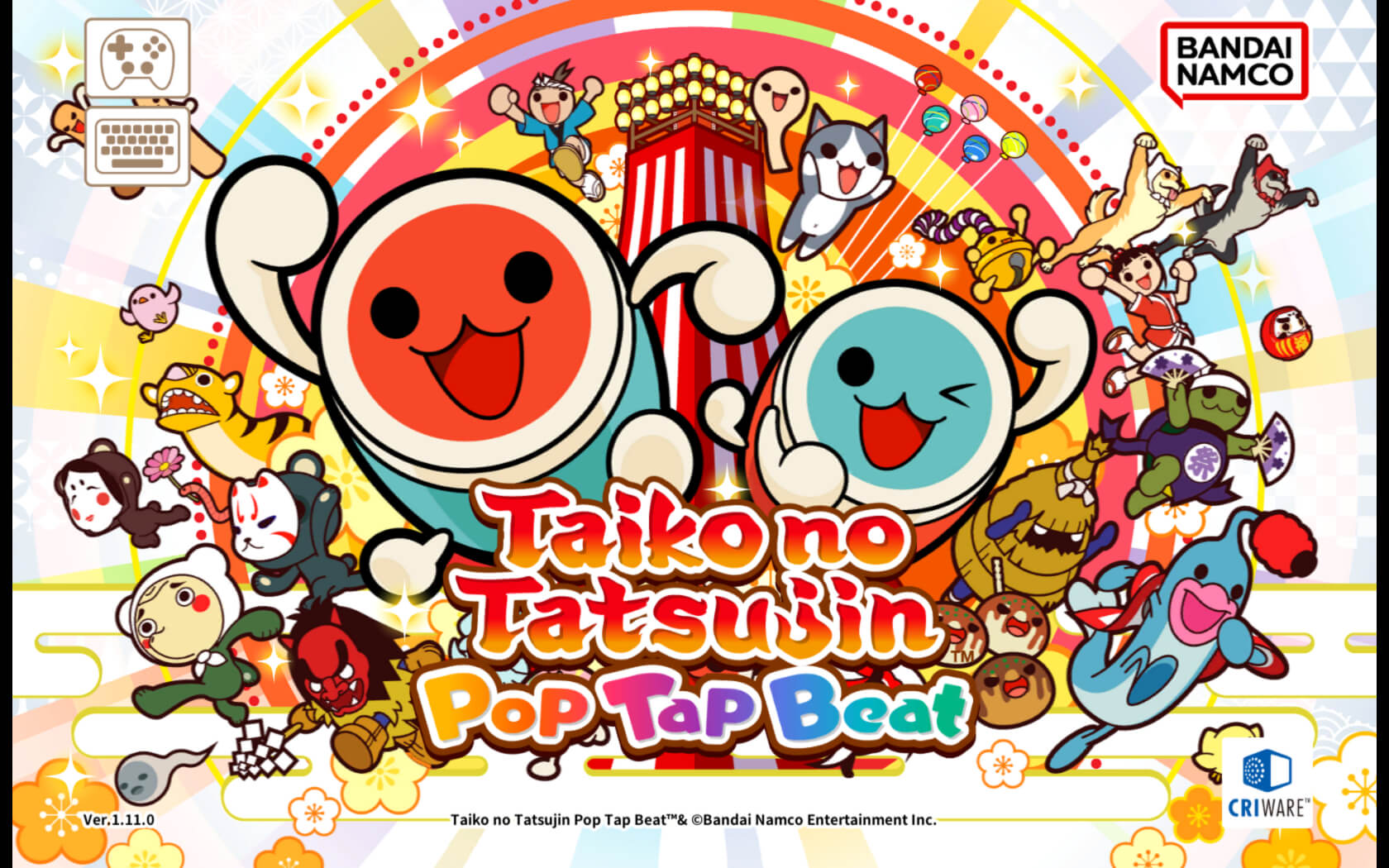 太鼓达人 for Mac Taiko no Tatsujin Pop Tap Beat v1.20.0 中文原生版 - 苹果电脑 - Mac宇宙