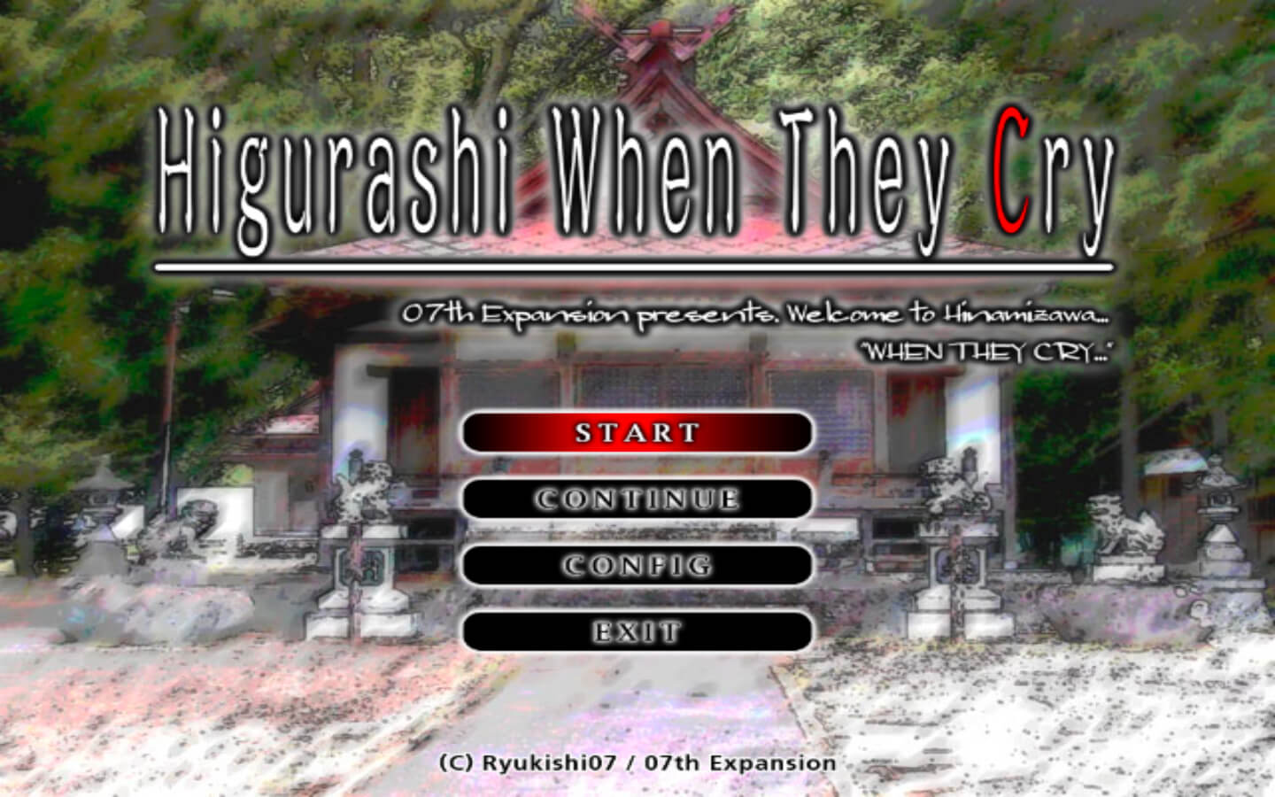 寒蝉鸣泣之时第二章绵流篇 for Mac v1.0 Higurashi When They Cry Hou – Ch.2 Watanagashi 英文原生版 - 苹果电脑 - Mac宇宙