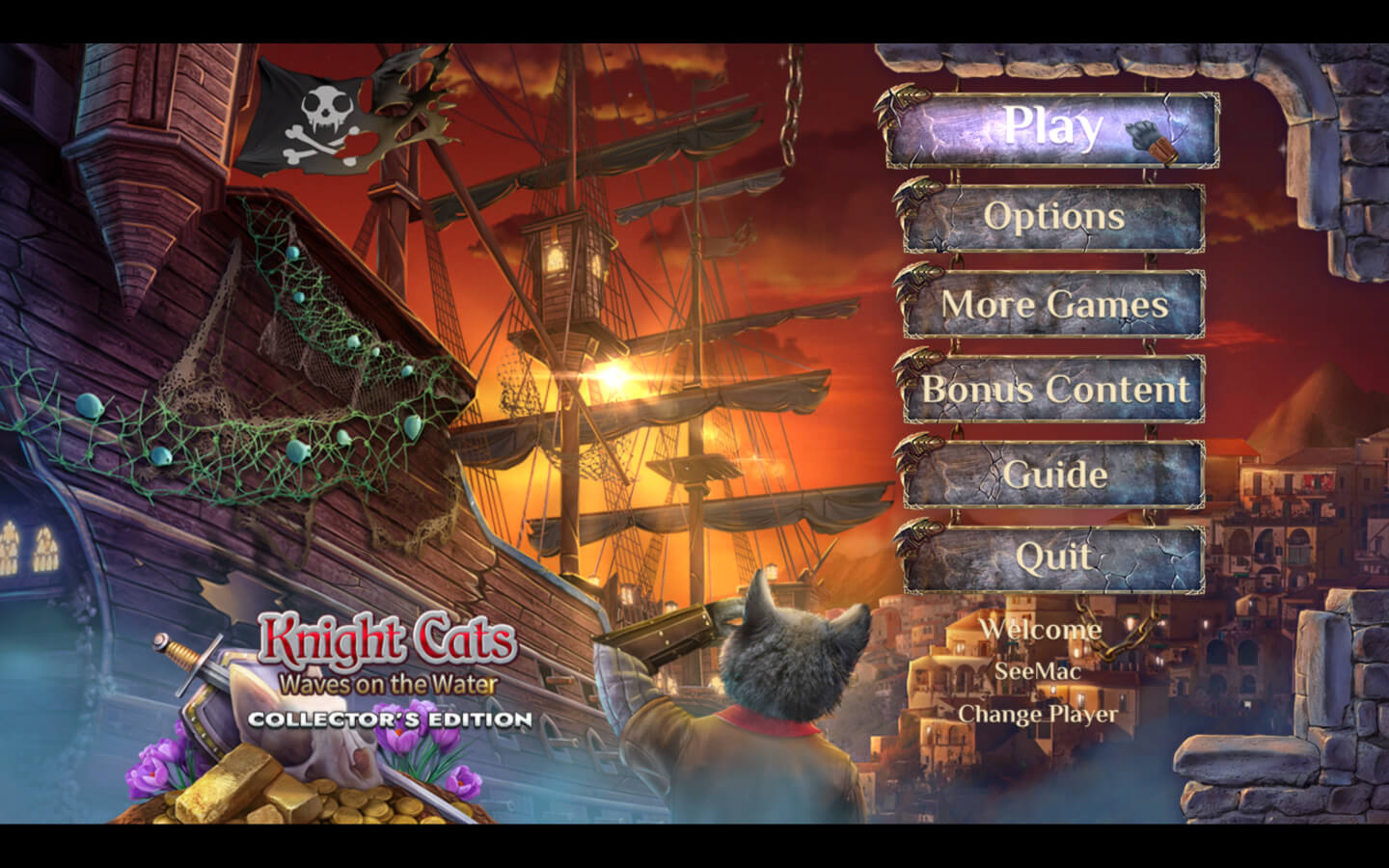 骑士猫2：水中波 for Mac v1.0.0.2 Knight Cats: Waves on the Water Collectors Edition 英文原生版 - 苹果电脑 - Mac宇宙