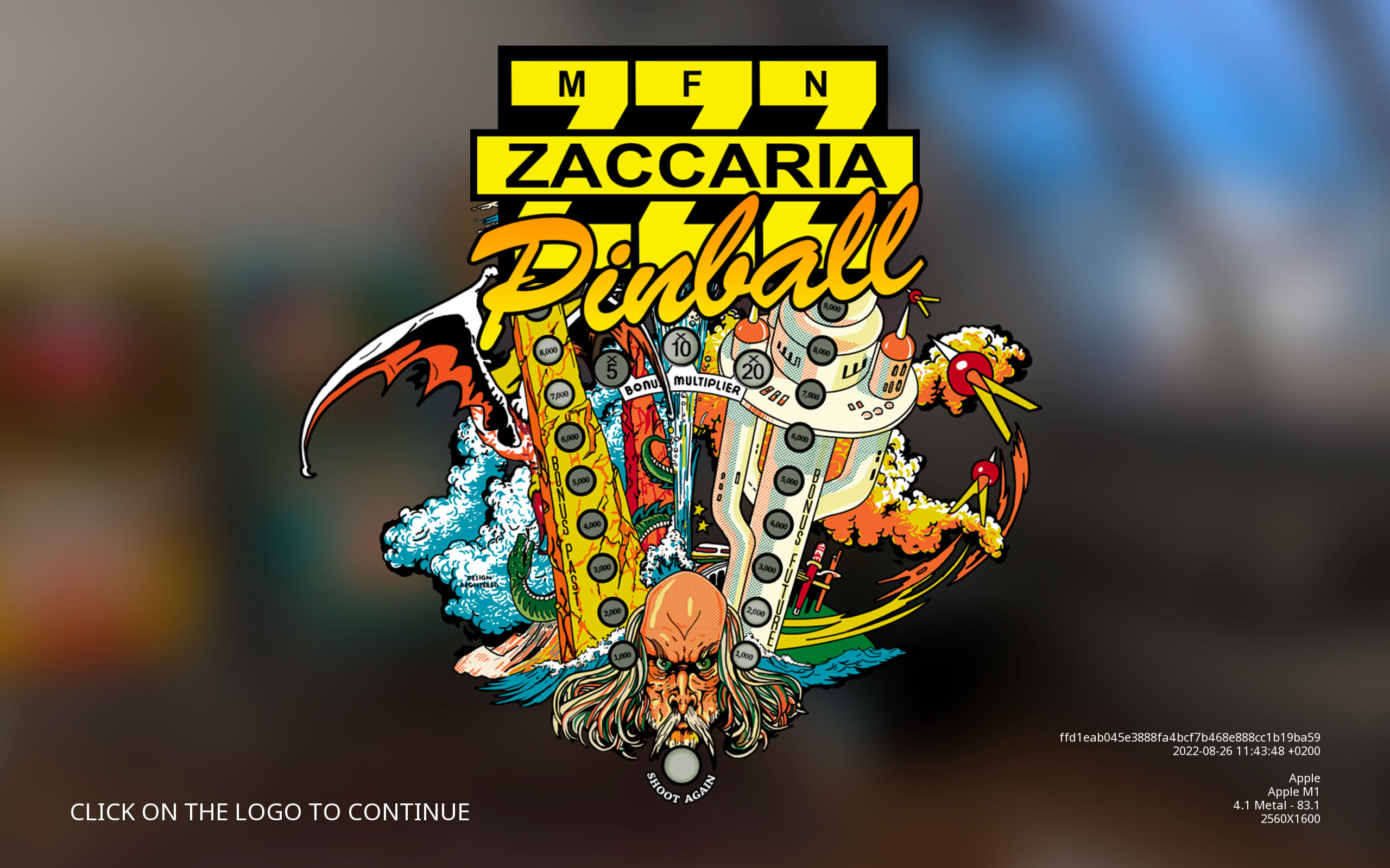 扎卡里亚弹球 for Mac v90 Zaccaria Pinball 英文原生版 含DLC 苹果电脑