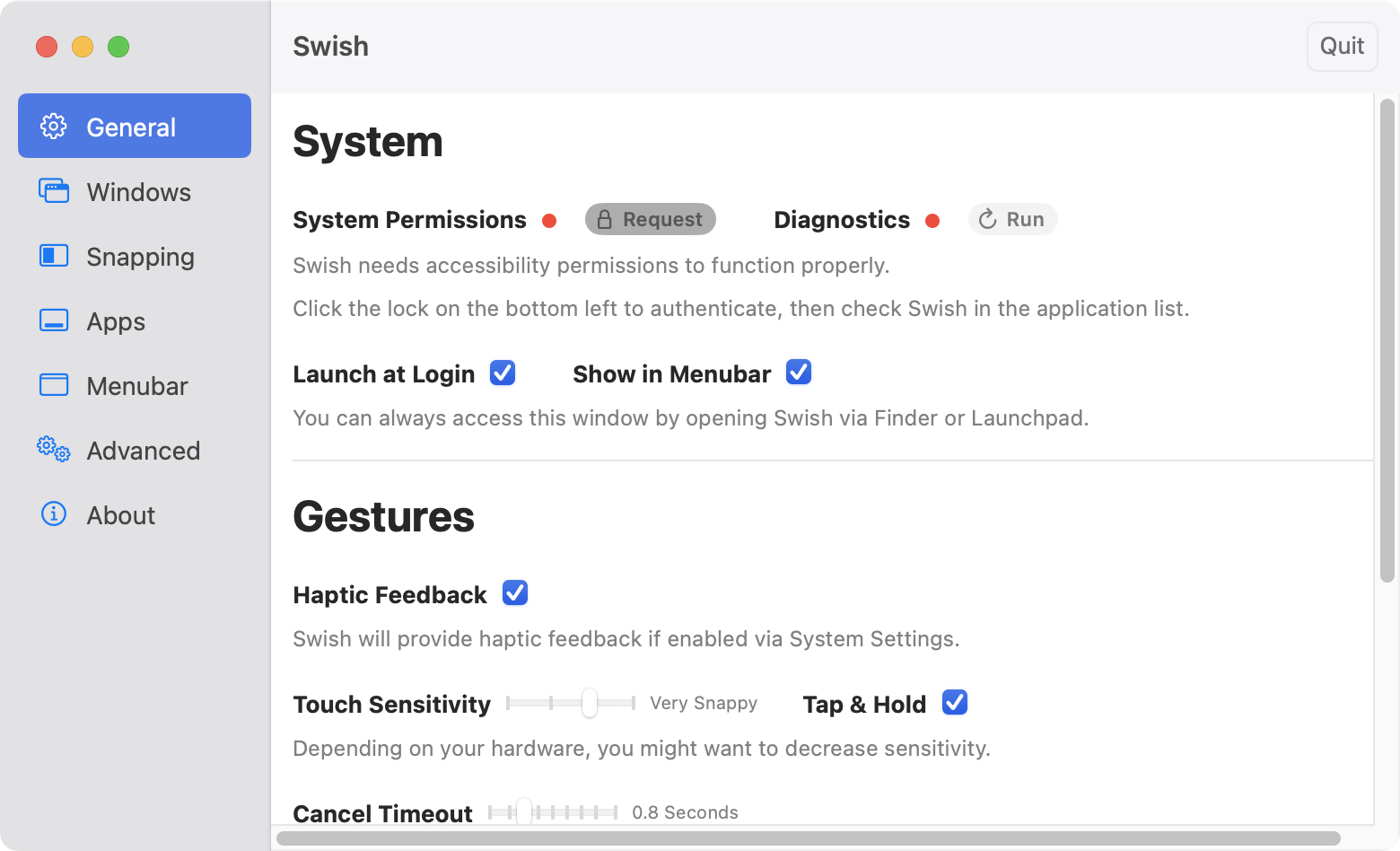 Swish for Mac v1.10.3 破解版 触控板控制窗口和程序 苹果电脑