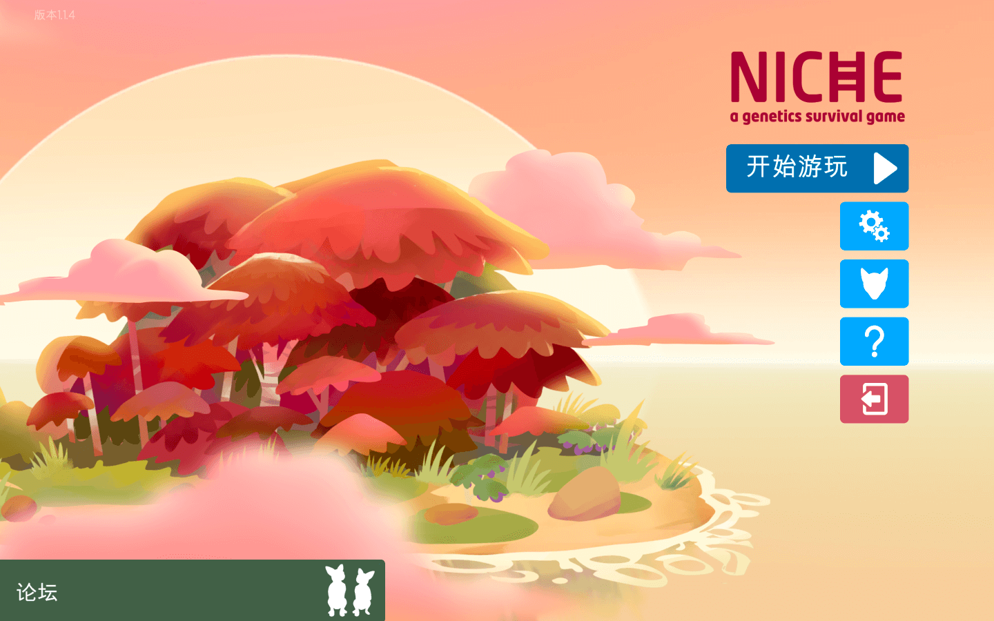 生态位：遗传学生存游戏 for Mac Niche – a genetics survival game v1.2.10 中文原生版 苹果电脑
