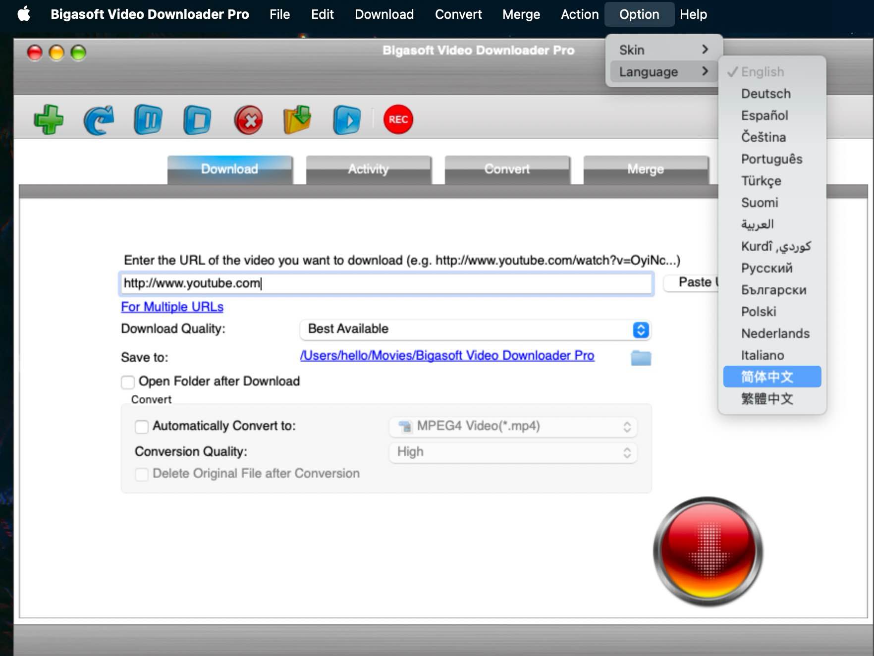 Bigasoft Video Downloader Pro for Mac v3.26.1 mac视频下载工具 苹果电脑