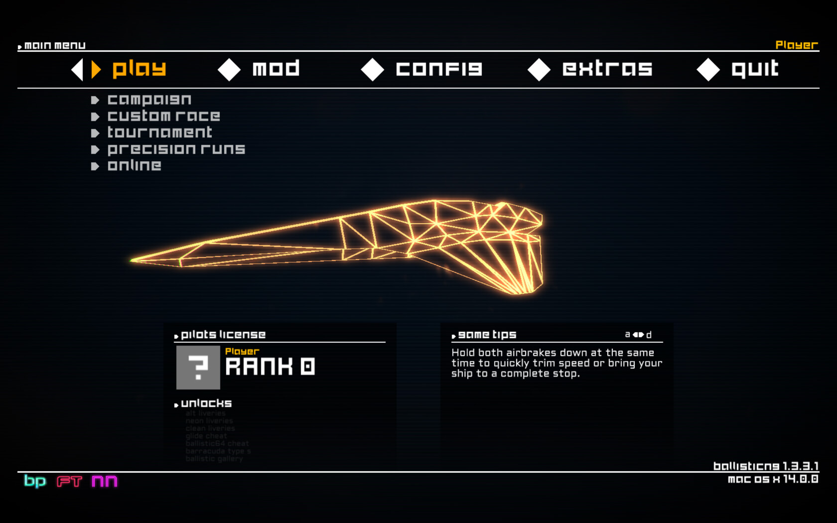 弹道NG BallisticNG for Mac v1.4.1b 英文原生版-Mac宇宙 弹道NG BallisticNG for Mac v1.4.1b 英文原生版-Mac宇宙