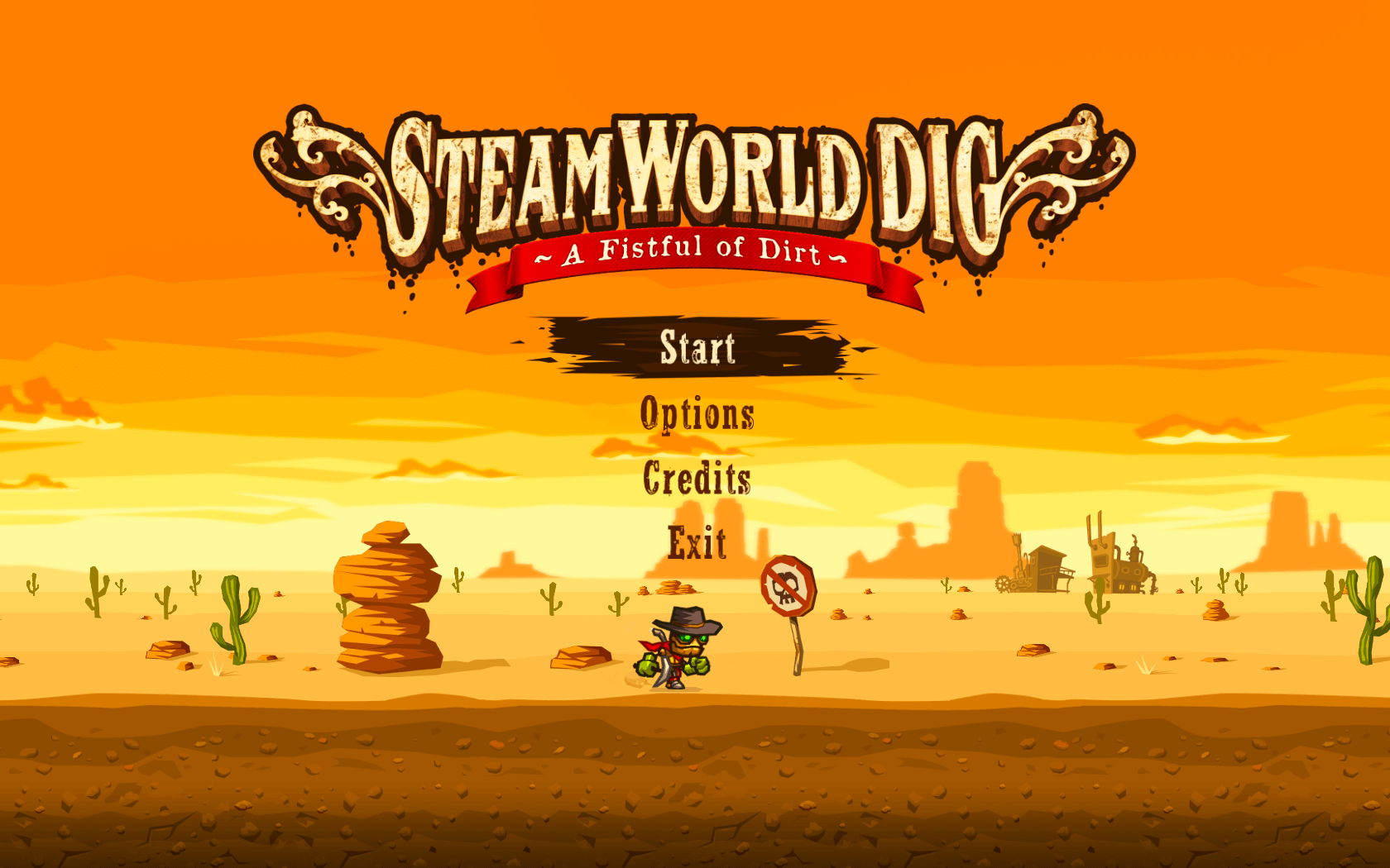 蒸汽世界：挖掘 for Mac SteamWorld Dig v1.1 英文原生版 - 苹果电脑 - Mac宇宙