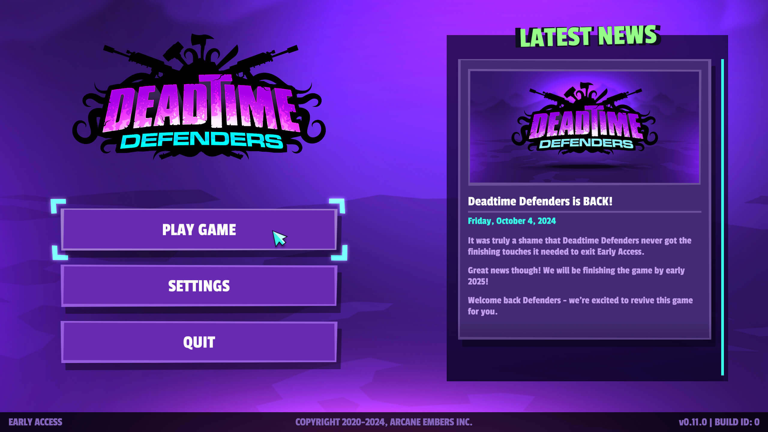 死守者 for Mac Deadtime Defenders v0.11.0 英文原生版-Mac宇宙