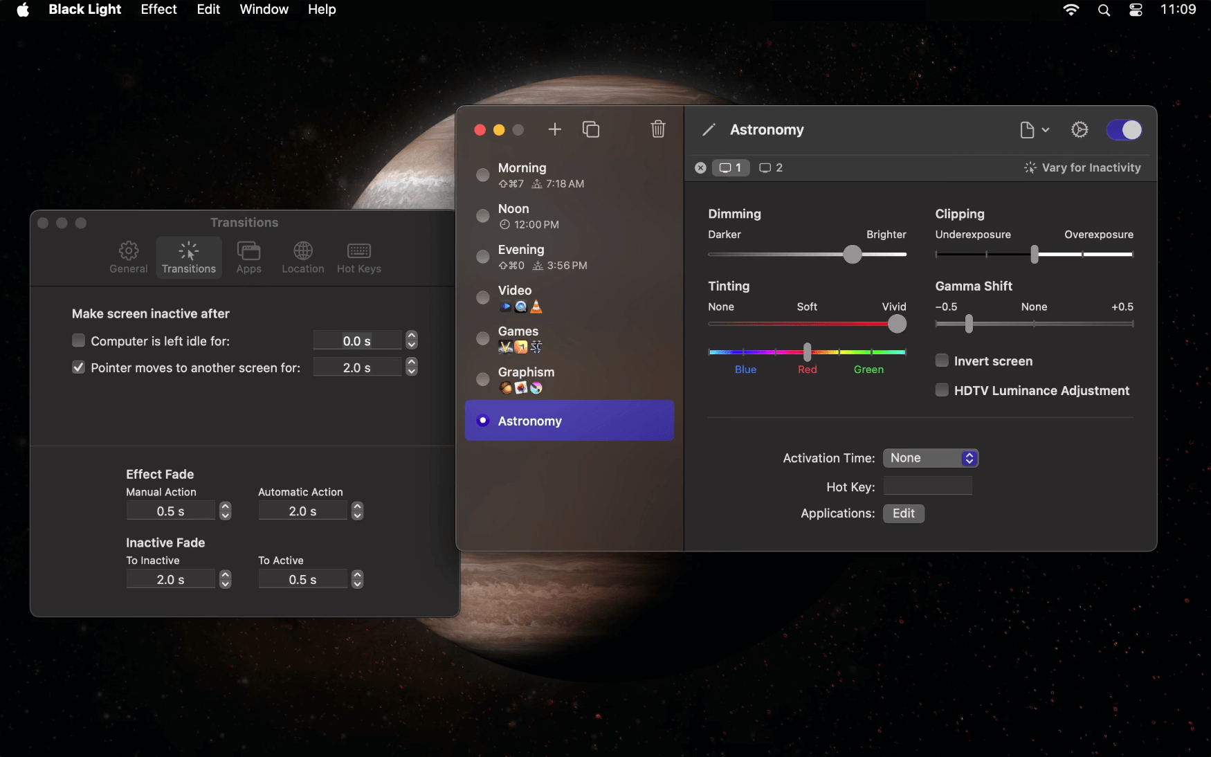 Black Light for Mac v3.0 (9305) 屏幕视觉效果-Mac宇宙