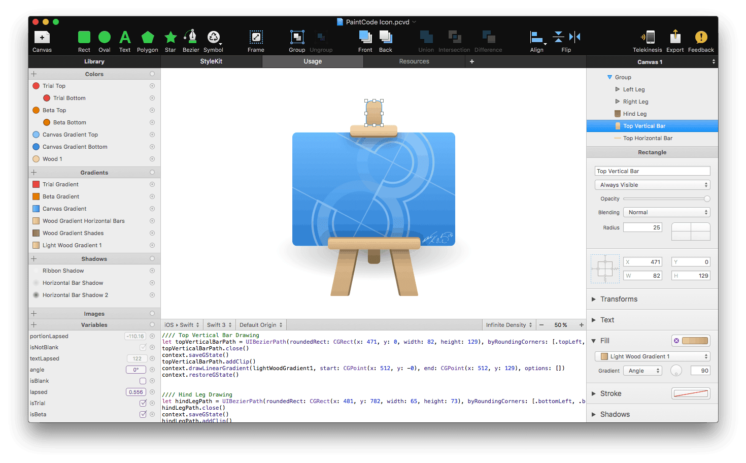PaintCode for Mac v3.5.9 将图像转换为程序代码-Mac宇宙 PaintCode for Mac v3.5.9 将图像转换为程序代码-Mac宇宙