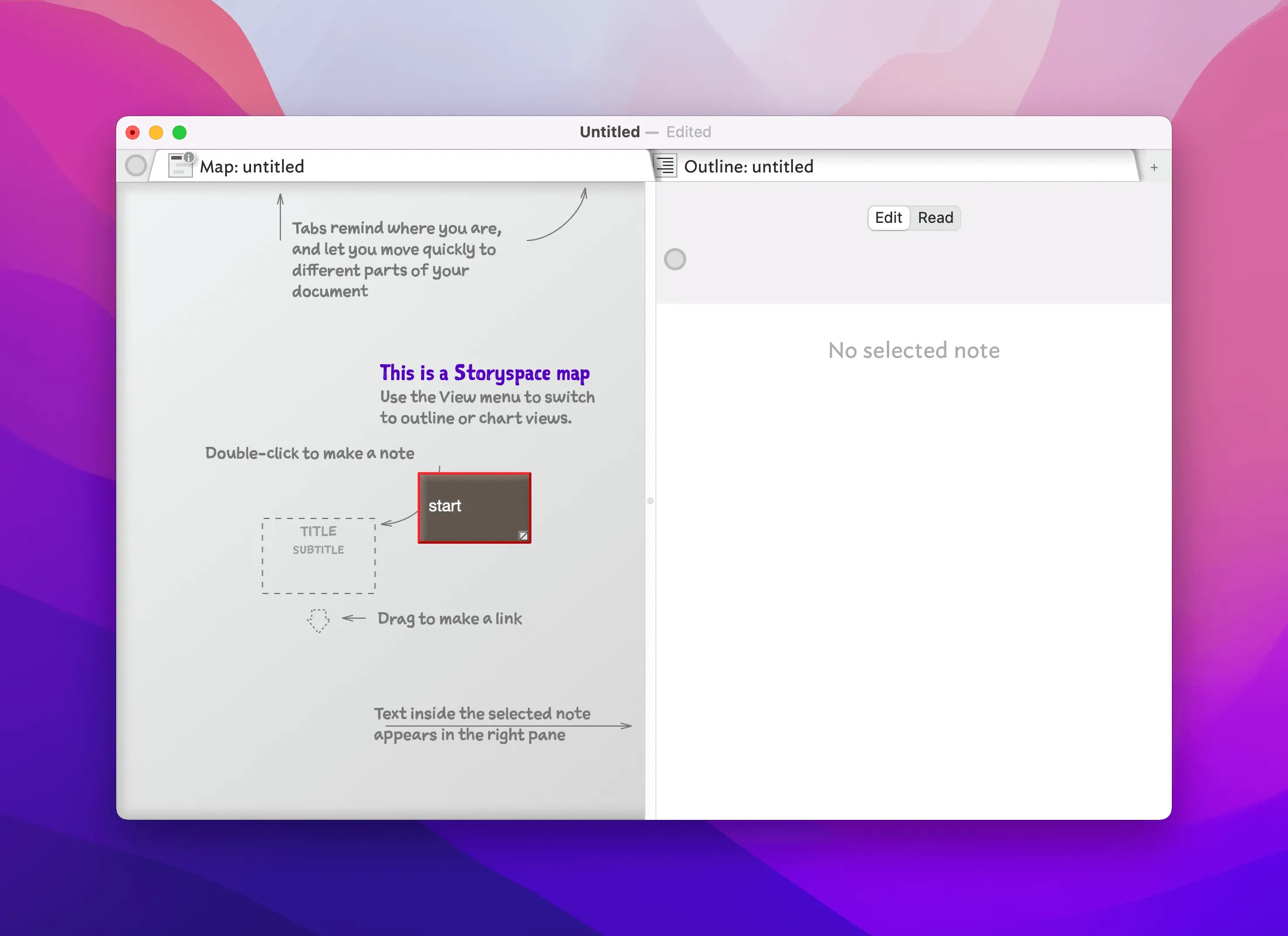 Storyspace for Mac v3.9.0 (b026) 超文本写作工具-Mac宇宙 Storyspace for Mac v3.9.0 (b026) 超文本写作工具-Mac宇宙