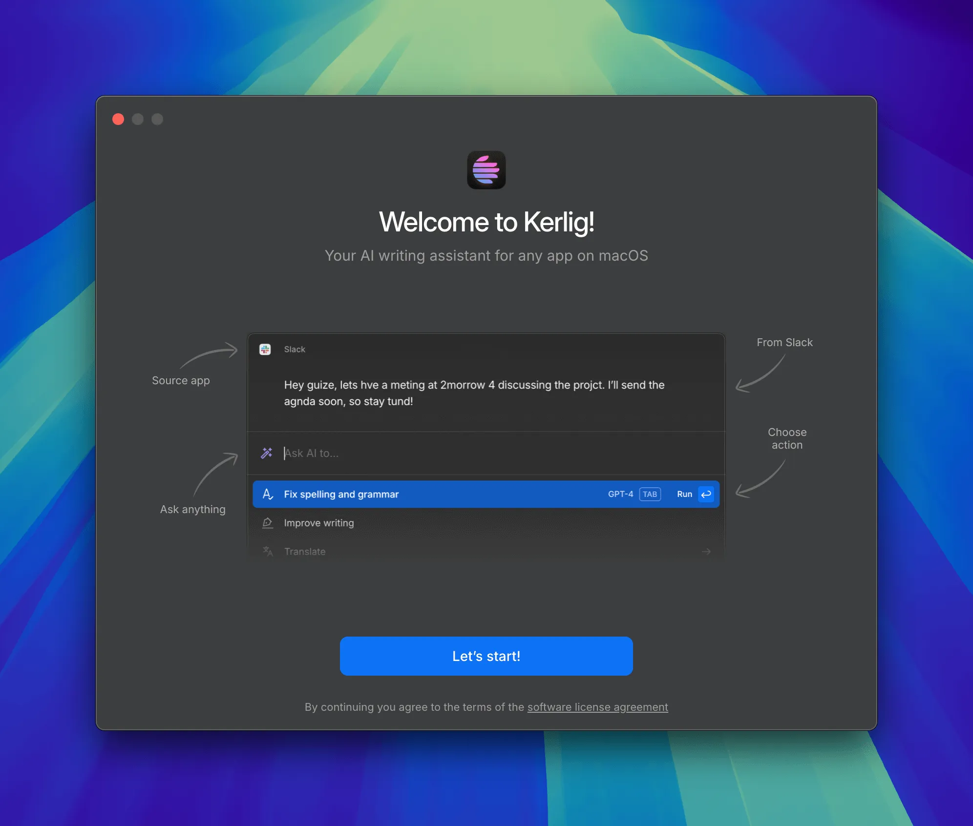 Kerlig for Mac v2.3.0 AI写作助手-Mac宇宙