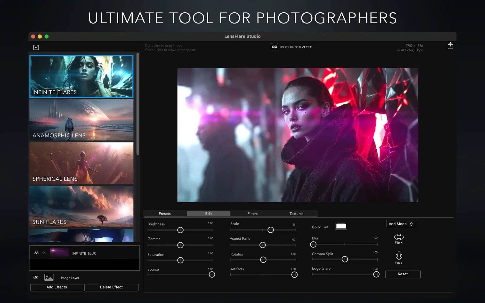 LensFlare Studio 2 for Mac v1.0 光效处理工具-Mac宇宙