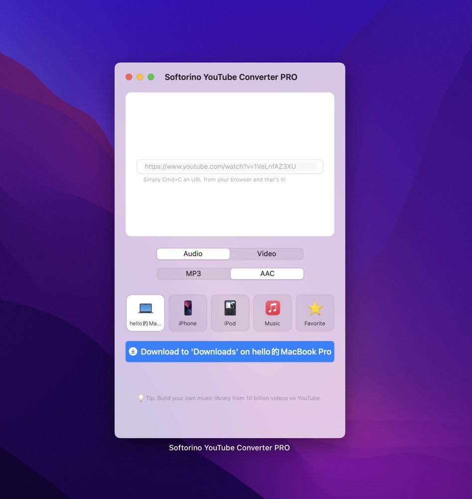YouTube Converter PRO for Mac v5.1.20 视频离线下载-Mac宇宙 YouTube Converter PRO for Mac v5.1.20 视频离线下载-Mac宇宙