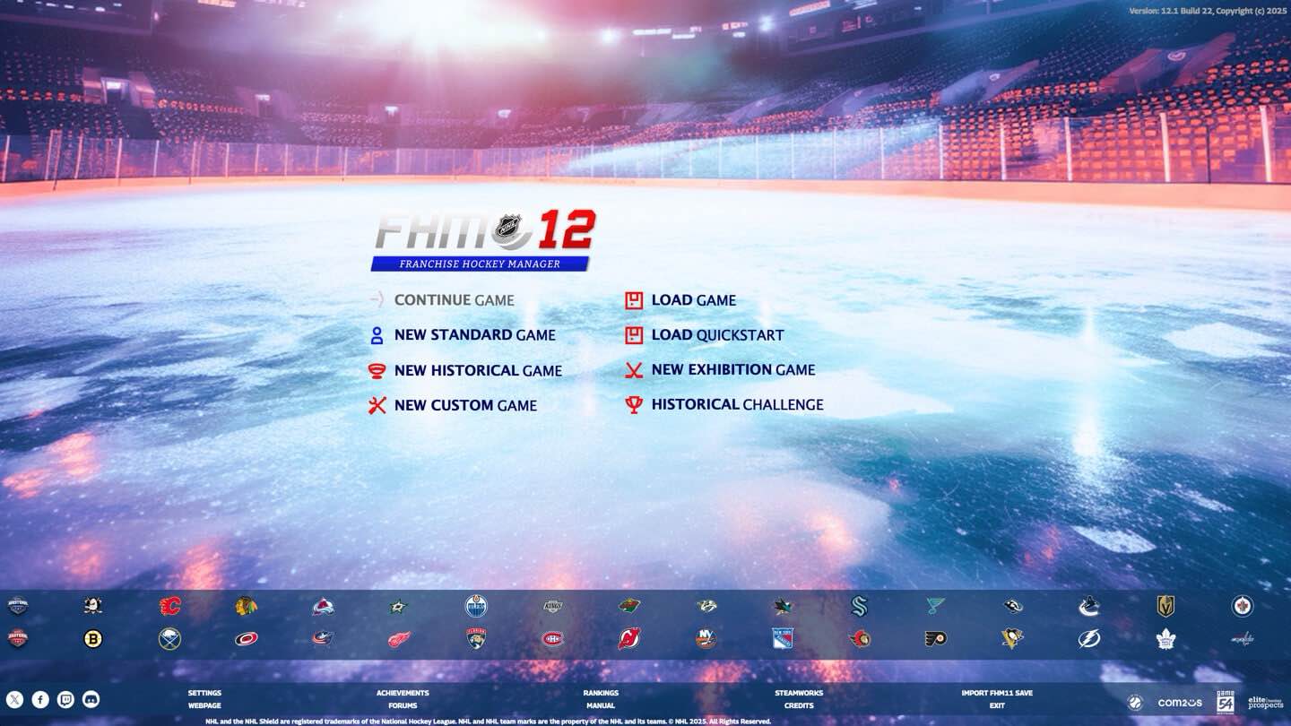 特许经营曲棍球经理12 Franchise Hockey Manager 12 for Mac v12.1.24 英文原生版-Mac宇宙