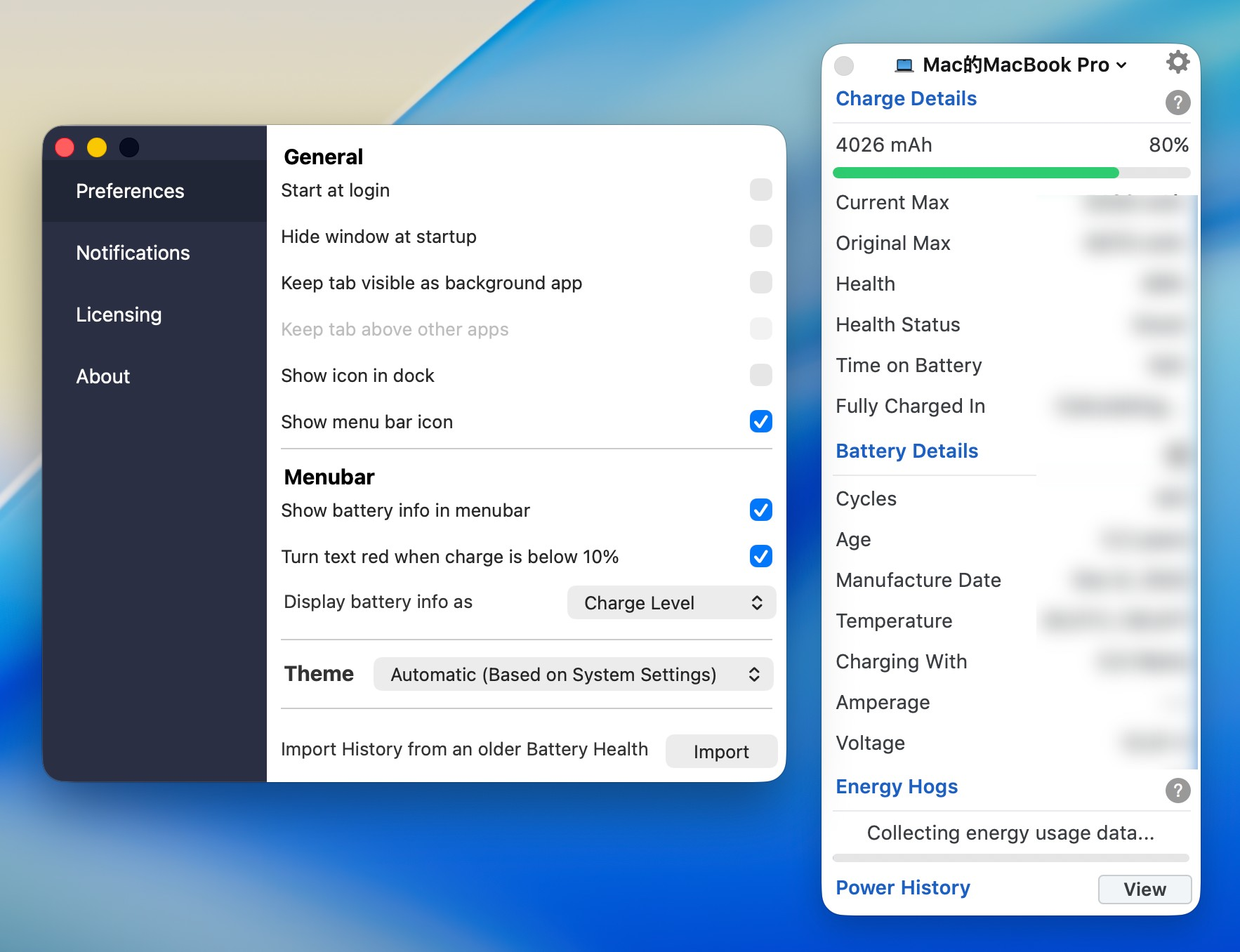 Battery Health for Mac v3.01 电池状态监测工具-Mac宇宙 Battery Health for Mac v3.01 电池状态监测工具-Mac宇宙